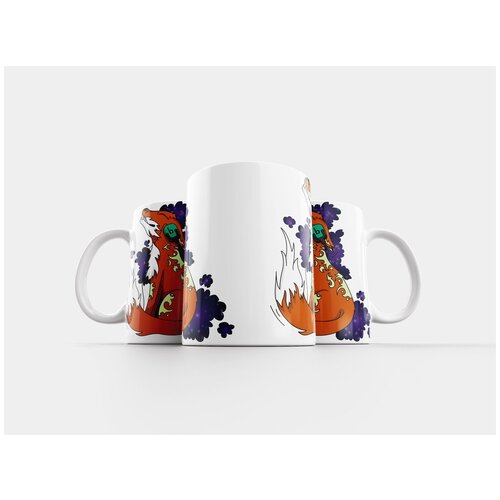 фото Кружка "лиса, комический, музыка" 320 мл lotsprints