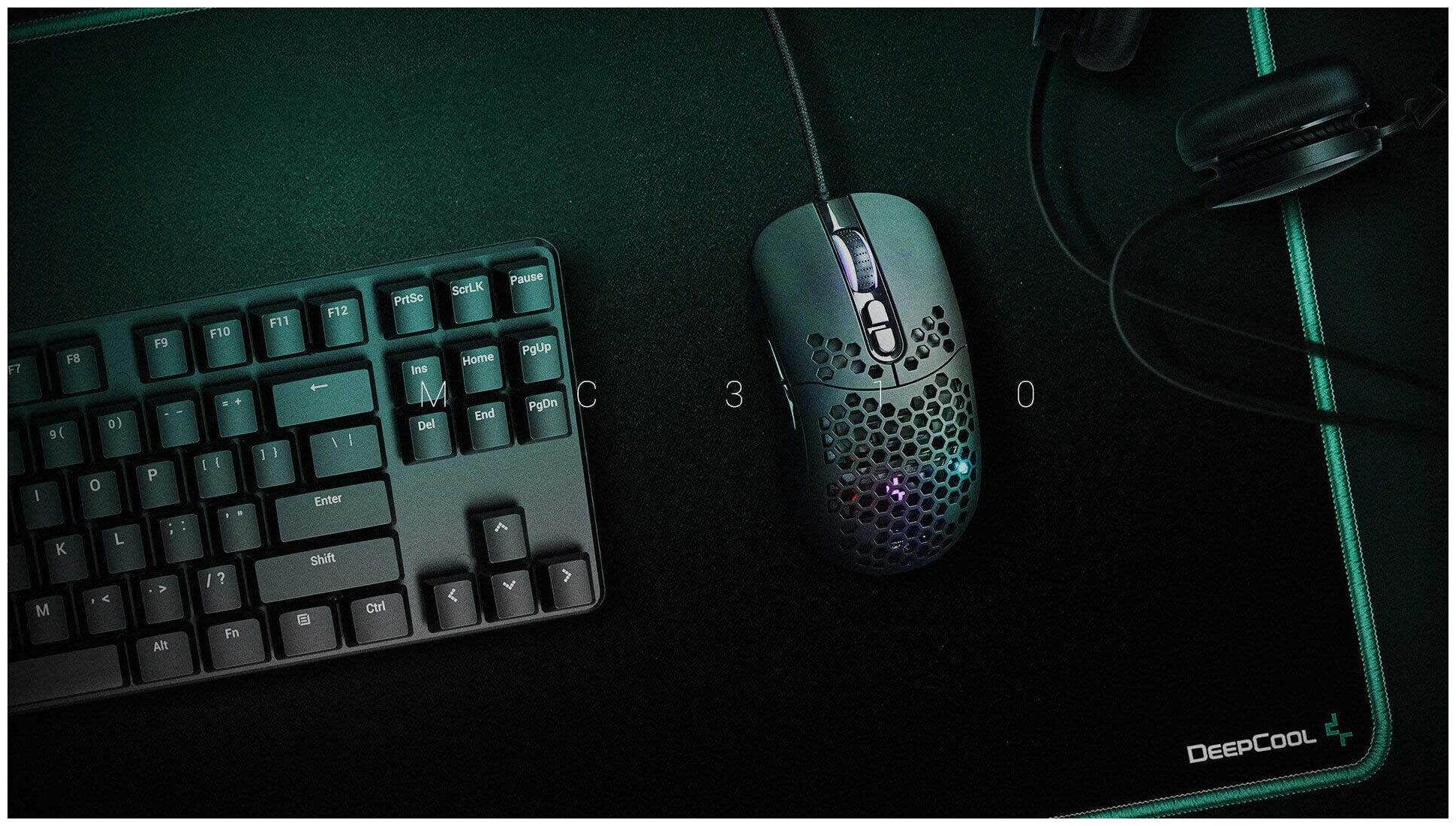 Мышь DeepCool MC310 Ultralight 75g RGB Gaming Mouse (R-MC310-BKCUNN-G)