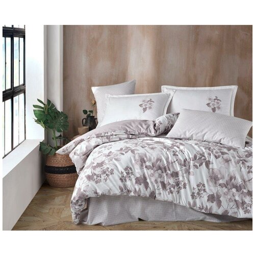 Комплект постельного белья Clasy Ranforce (MIAROSA BROWN) евро, ранфорс