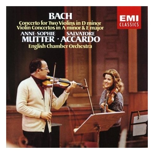 Компакт-Диски, EMI Digital, MUTTER / ACCARDO - Bach: Violinkonz. Bwv1041,1042,1043 (CD) 0028948617050 виниловая пластинка mutter anne sophie williams john williams violin concerto no 2 selected film themes