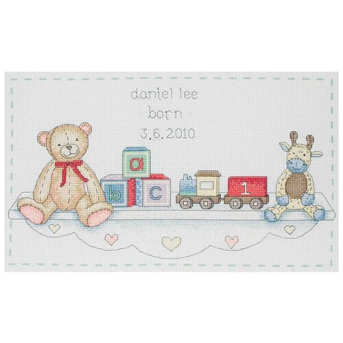 фото Набор для вышивания anchor the toy shelf 20x33см, mez, acs06