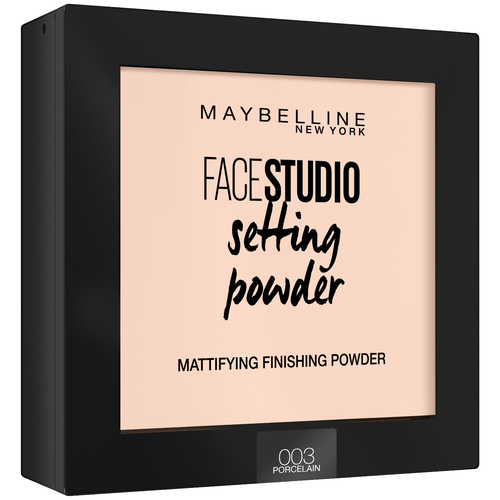 Maybelline Пудра компактная Face studio Setting Powder Матирующая Фиксирующая,№ 006 Розово-бежевый 1 шт