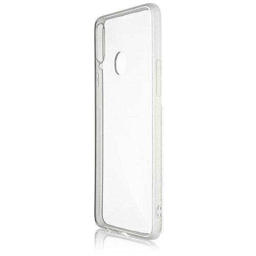 Чехол для Samsung Galaxy A20S (2019) SM-A207 Brosco, силиконовая накладка, прозрачный