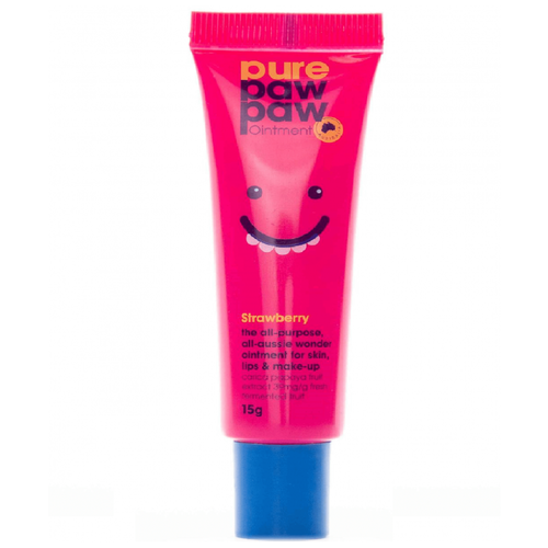 Купить Бальзам для губ Pure Paw Paw восстанавливающий - Ointment Strawberry с ароматом клубники, 15г