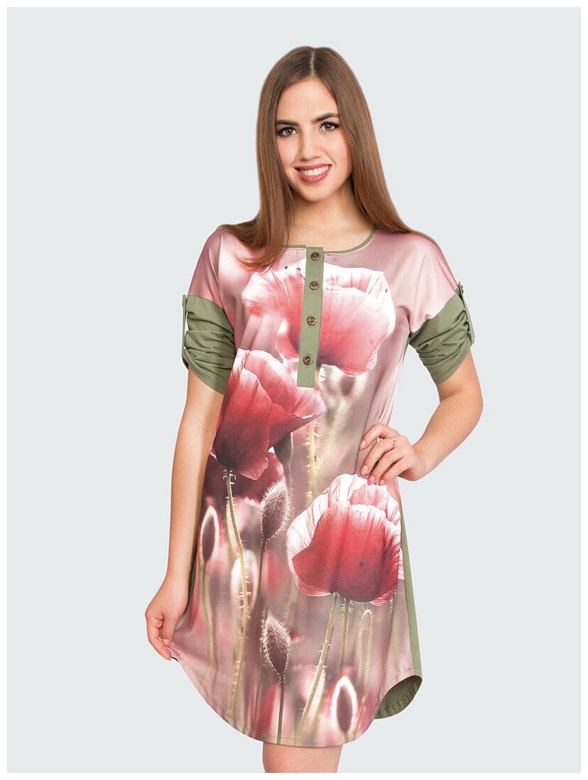 Платье Style Margo, размер 44, зеленый — купить в интернет-магазине по низкой цене на Яндекс Маркете