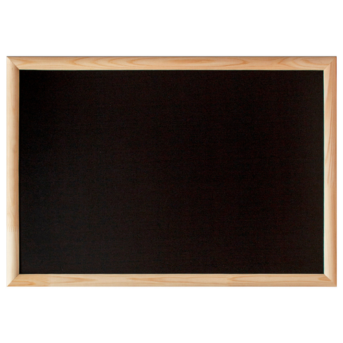 фото Меловая доска в деревянной раме, габарит доски 570x770 мм цвет рамы (сосна) unistframe