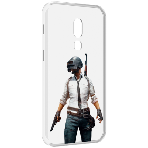 Чехол MyPads PUBG-2 для Meizu V8 задняя-панель-накладка-бампер