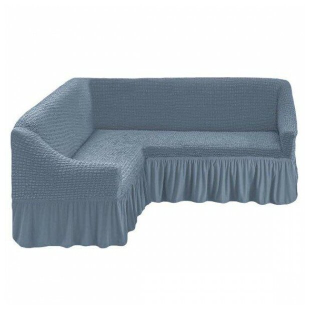 Venera Чехол на угловой диван, цвет серый