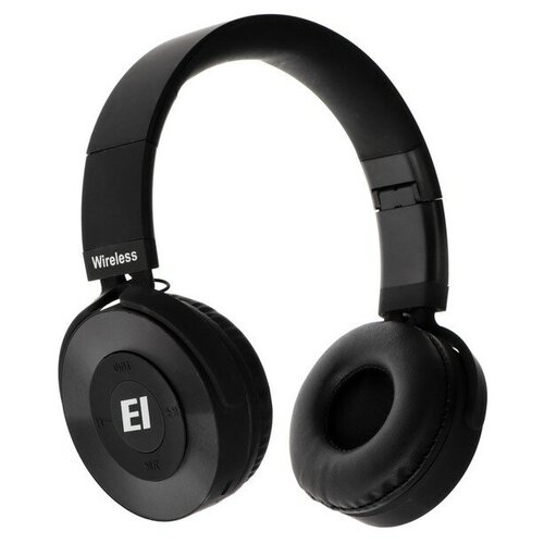 Наушники ELTRONIC 4465 беспроводные полноразмерные BT microSD FM микрофон AUX черные 107500₽