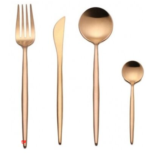 фото Набор столовых приборов xiaomi maison maxx stainless steel cutlery set, золотой