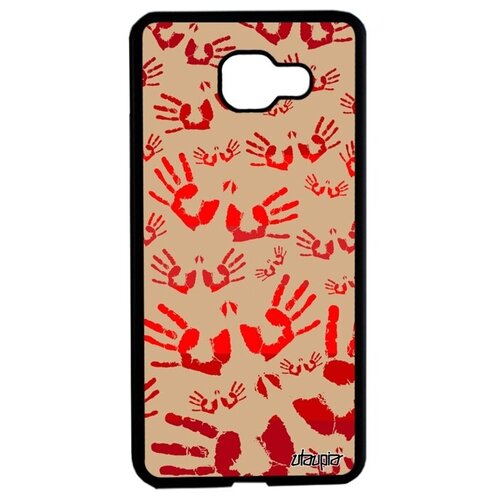 фото Противоударный чехол для мобильного // galaxy a5 2016 // "отпечаток ладони" palm радуга, utaupia, красный