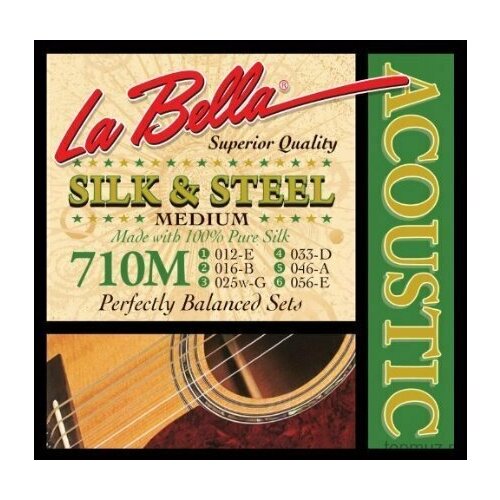 LA BELLA 710 / M струны для акустической гитары