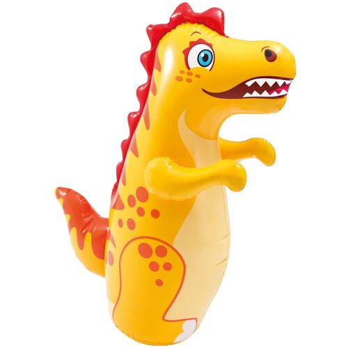 фото Надувная игрушка - неваляшка динозавр 44669np, 94х61 см, надувная груша intex