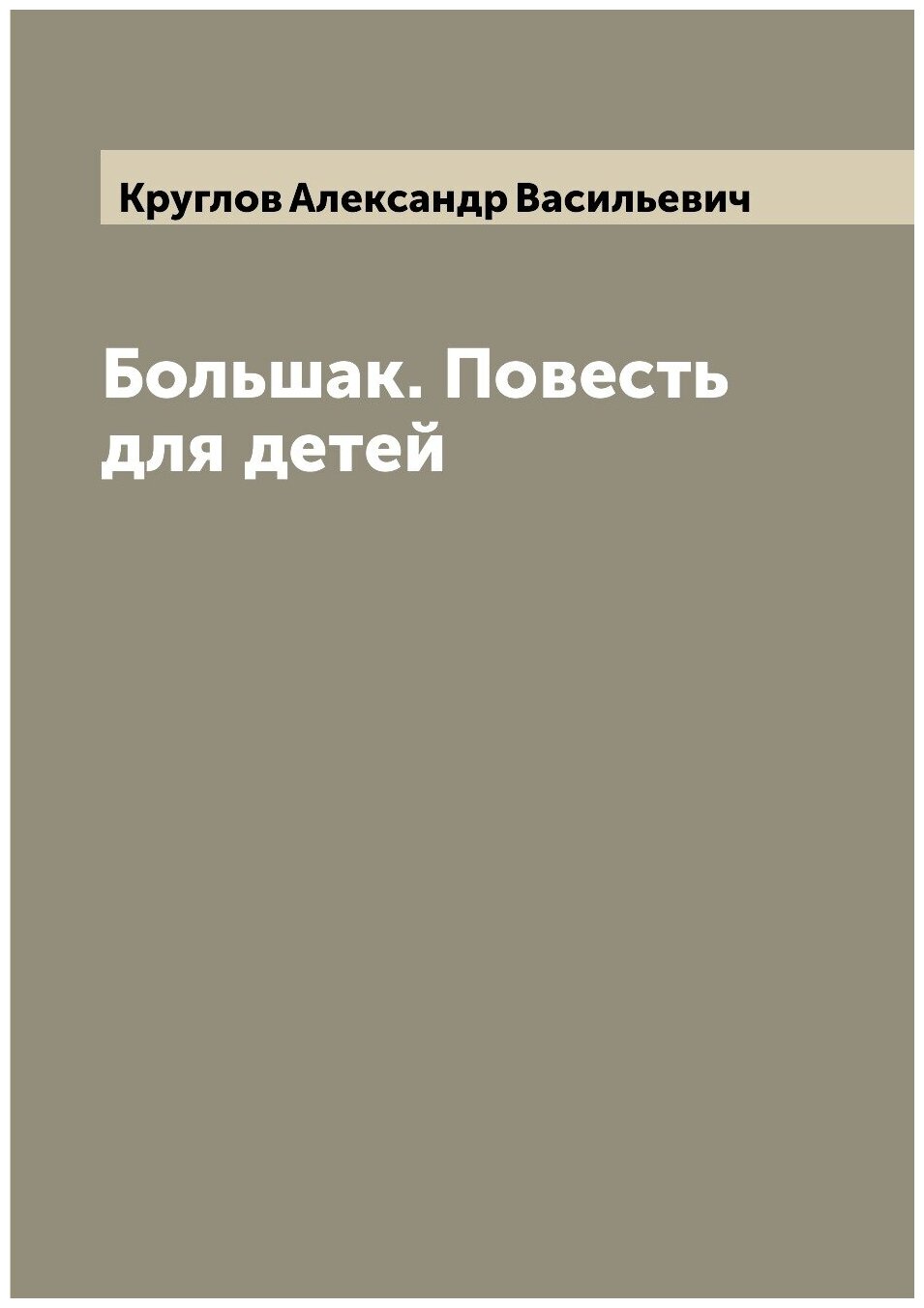 Книга Большак. Повесть для детей - фото №1