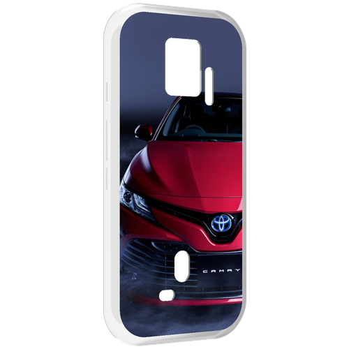 Чехол MyPads toyota тойота 1 для ZTE Nubia Red Magic 7S Pro задняя-панель-накладка-бампер