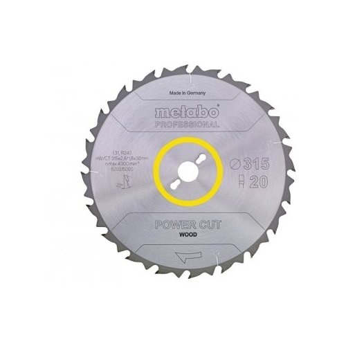 Диск пильный Metabo 628016000 315x30 мм 14730₽