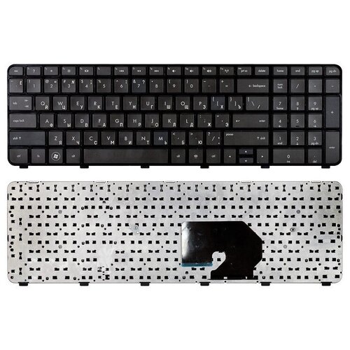 Клавиатура для ноутбука HP Pavilion dv7-6b30ew черная с рамкой