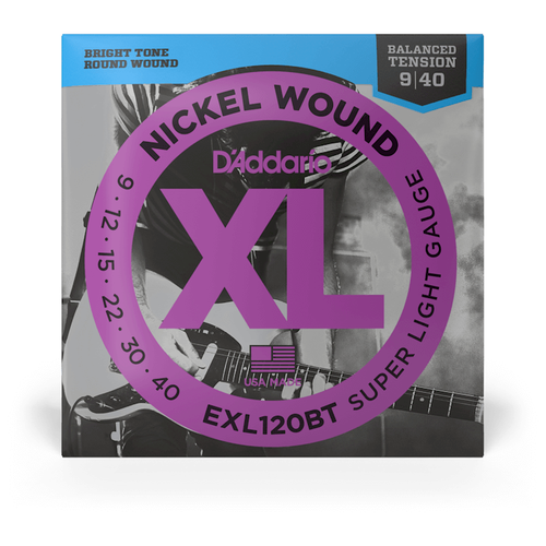 n1252 nickel 200 roller wound комплект струн для электрогитары 012 052 la bella Набор струн D'Addario EXL120BT, 1 уп.