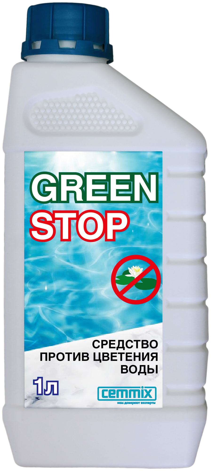 Средство для защиты от цветения бассейнов "Green STOP" Cemmix 1 литр