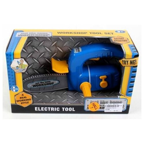 Shenzhen toys Пила WORKSHOP TOOL SET на батарейках в коробке пила workshop tool set на батарейках в коробке движение цепи 7917с