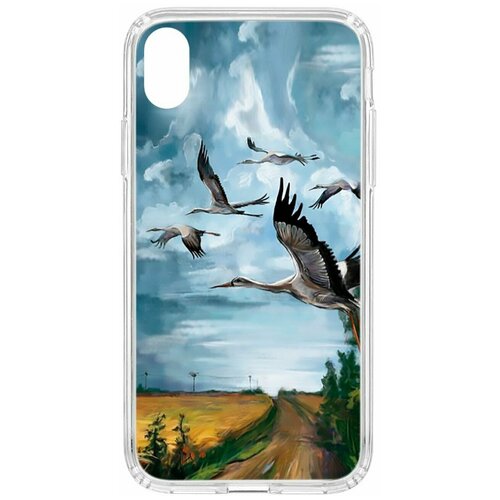 фото Чехол на honor 20 / nova 5t kruche print журавли / чехол для huawei / чехол с рисунком / чехол с принтом / чехол для хонор / чехол для хуавей / бампер на хуавей / чехол накладка для хонор / противоударная накладка для honor huawei / защита для honor / защита на huawei / cиликоновый чехол для huawei honor / пластиковый чехол на huawei / защитный чехол для honor / чехольчик / защита телефона / ударопрочный чехол кruче