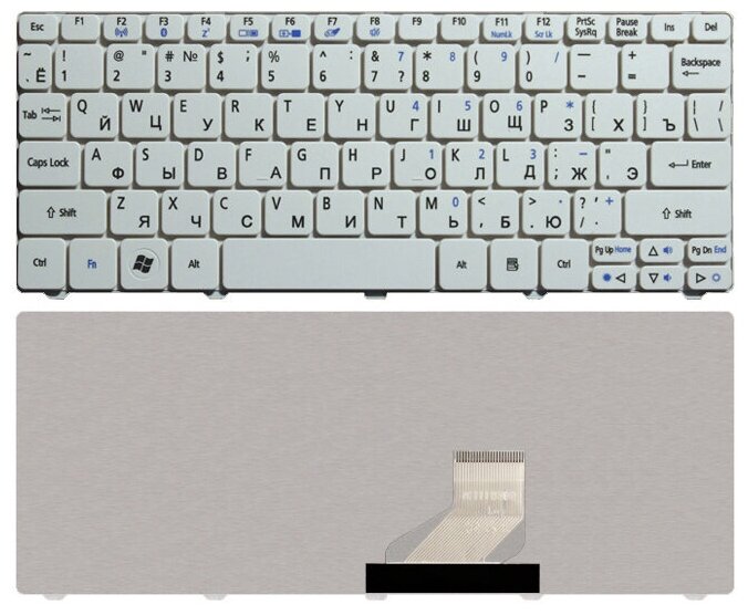 Клавиатура для ноутбука PACKARD BELL Dot SE 2 белая