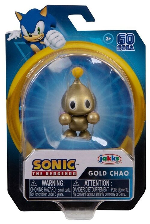 Фигурка Чао из Соника (Sonic The Hedgehog Action Figure 2.5 Inch Gold Chao Collectible Toy)