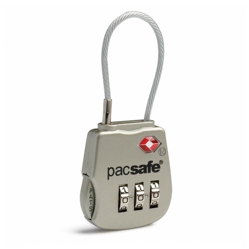 Кодовый замок Pacsafe Prosafe 800, серый замок pacsafe prosafe 620