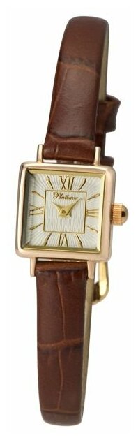 Женские золотые часы Platinor Алисия, арт. 44530-1.120