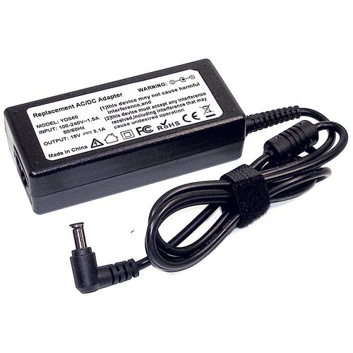 Блок питания для монитора и телевизора LCD 19V 310A 59W 65x44mm OEM 1997₽