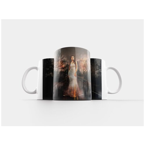 фото Кружка "лесной пожар, ангел, дорога" 320 мл lotsprints