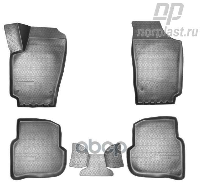 Коврики В Салон Полиуретан Norplast Vw Polo Sedan 2010- /3d Черный Комплект Npa11-C95-421 NORPLAST арт. NPA11C95421