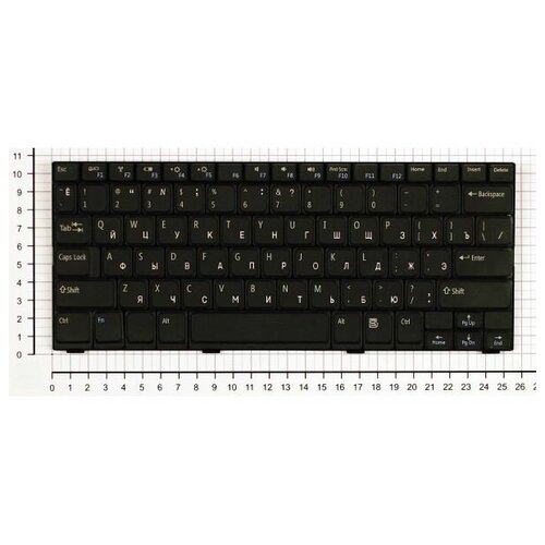 Клавиатура для ноутбука Dell Inspiron mini 1012 1018 черная 1108₽