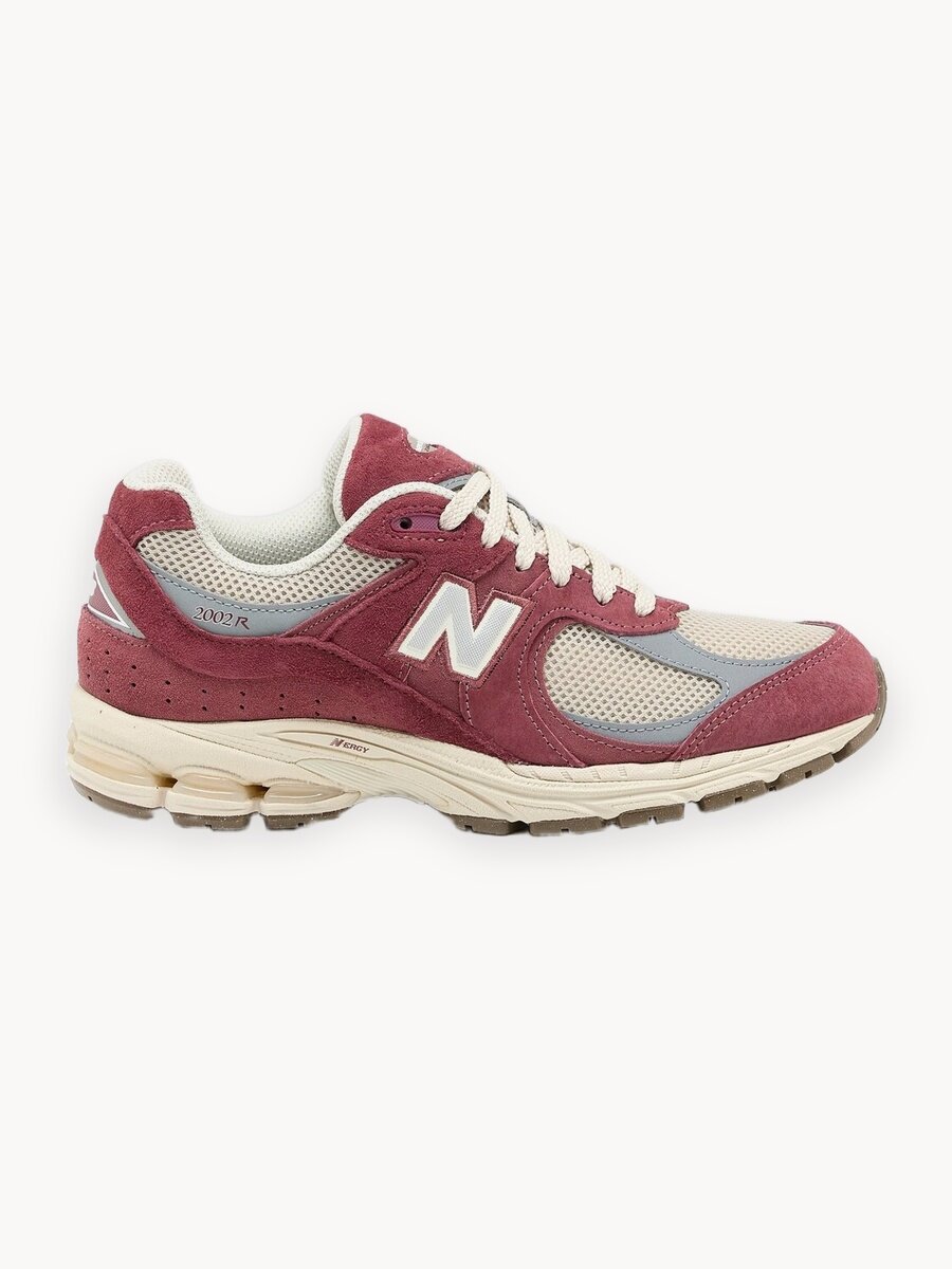 Кроссовки New Balance 2002R, размер 8 US, бордовый/серый