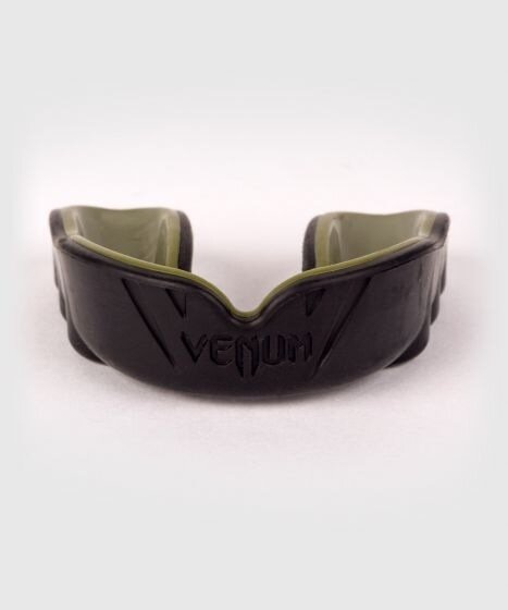 Боксерская капа взрослая, спортивная, защитная для зубов Venum Challenger - Black/Khaki