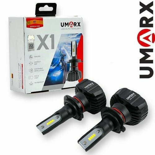 Светодиодные лампы H7 X1 6500K 6000Lm 42W 9-32V