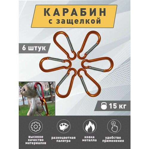 Карабины 4ride оранжевый карабины 4ride синий