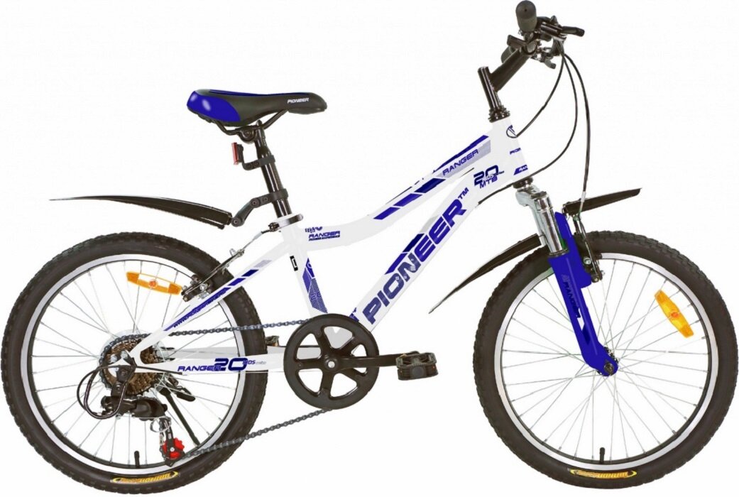 PIONEER Ranger 20"/11" white-blue-darkblue Велосипед