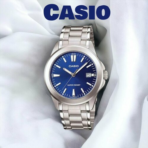 Наручные часы CASIO, серебряный casio mtp 1215a 1b3