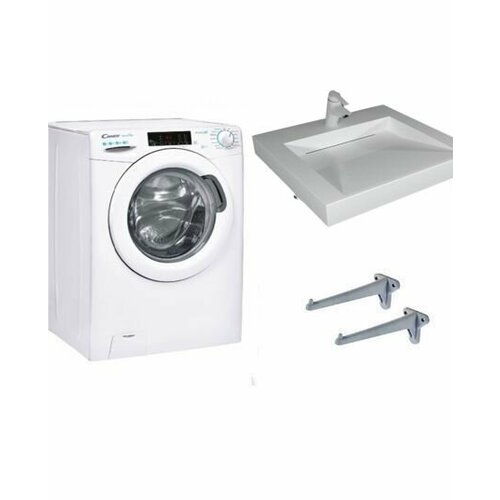 Candy smart pro CSO34 106T12-07 с паром и раковина над стиральной машиной Берта 55 3885000₽