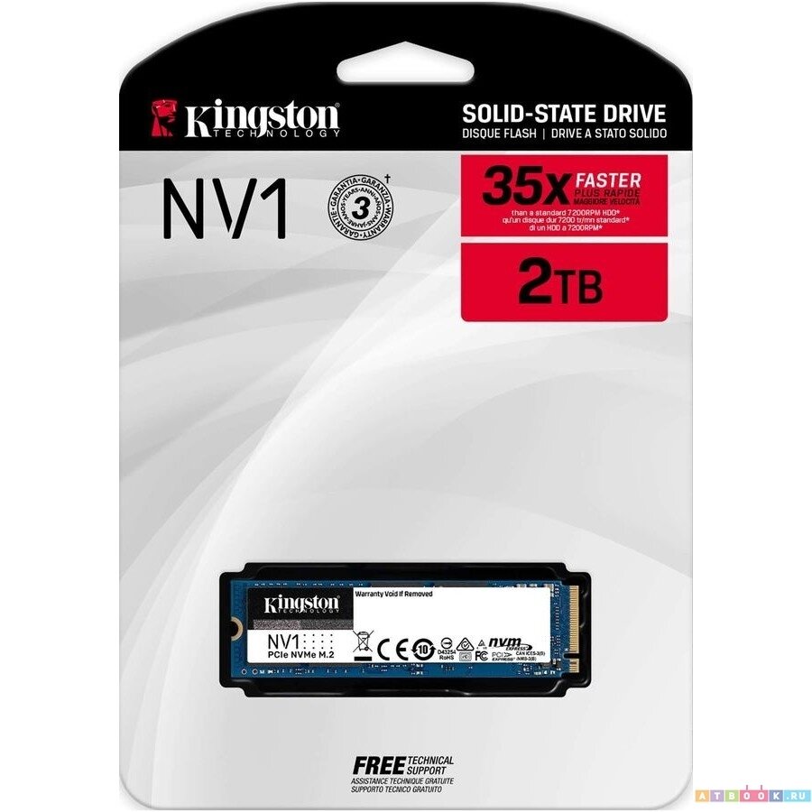 Твердотельный накопитель Kingston NV2 2Tb PCI-E 4.0 x4 SNV2S/2000G - фото №16