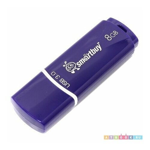 Флеш накопитель Smartbuy Crown 8 ГБ сине-белый корпус 70900₽