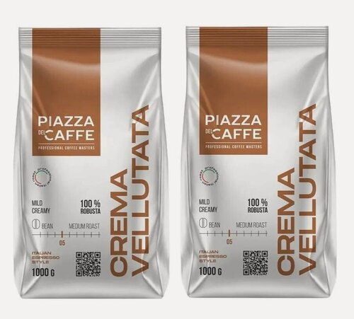 Изображение товара Кофе в зёрнах Jardin "Piazza del caffe Crema vellutata", 1кг х 2шт