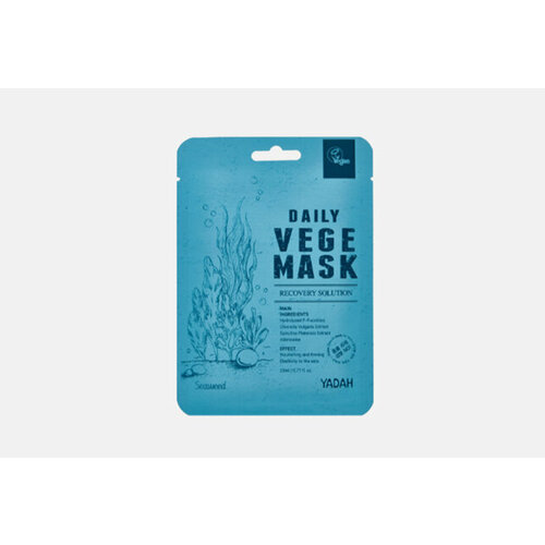 Тканевая маска для лица daily vege mask seaweed 1 шт 591₽