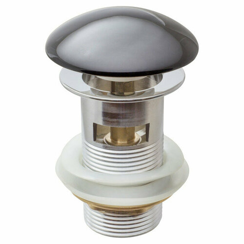 Выпуск для раковины MPF 1 14 перелив клик-клак черный 3870₽