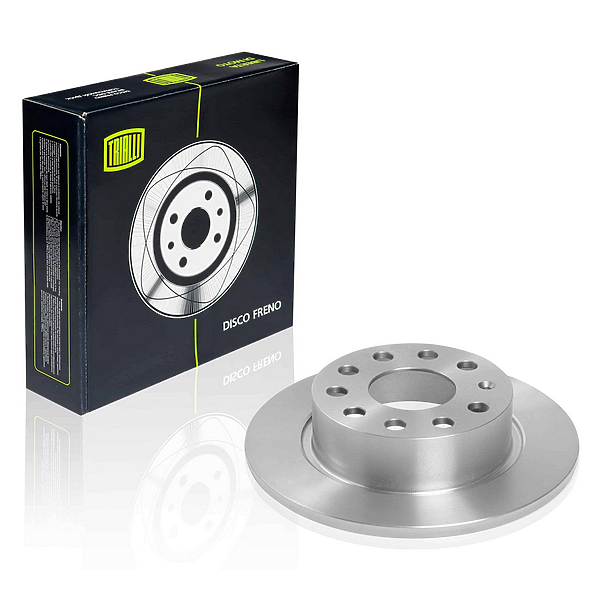 TRIALLI df-180107 (1K0615601AB / 1K0615601K / 5C0615601) диск торм. для а / м Skoda (Шкода) Octavia (Октавия) (Комплект 2 штуки)