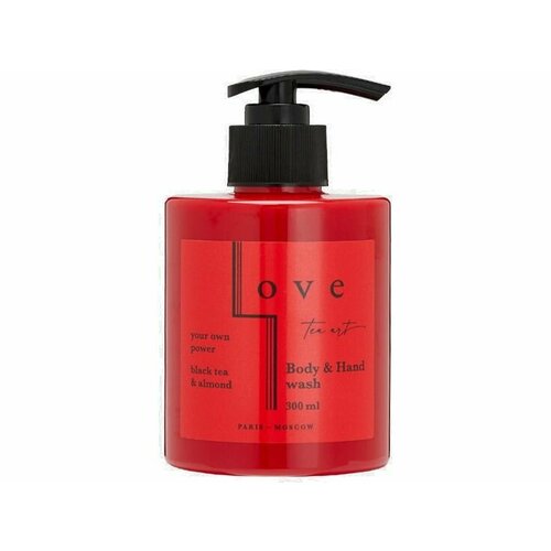Гель для душа LOVE TEA ART Black tea & Almond
