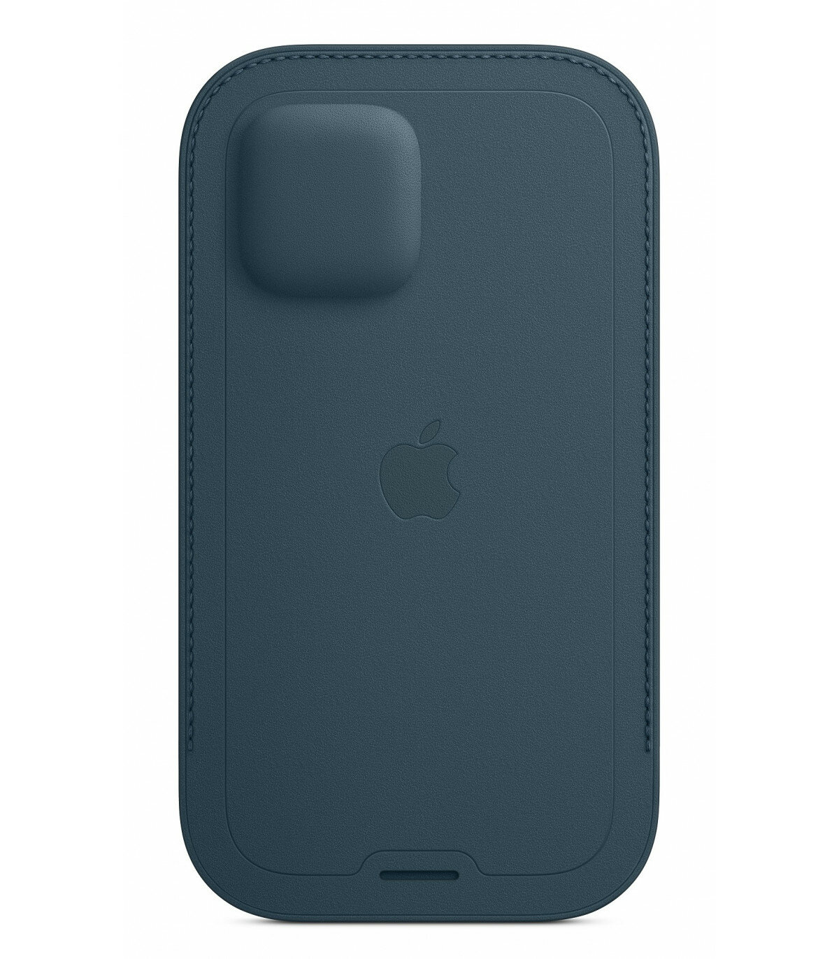Чехол (футляр) APPLE Leather Sleeve with MagSafe, для Apple iPhone 12 Pro Max, синий балтийский [mhyh3ze/a] - фото №7