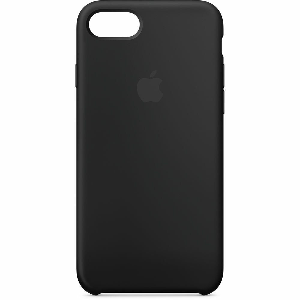 Чехол силиконовый Apple iPhone 8 Silicone Case Black (Черный) MQGK2ZM/A