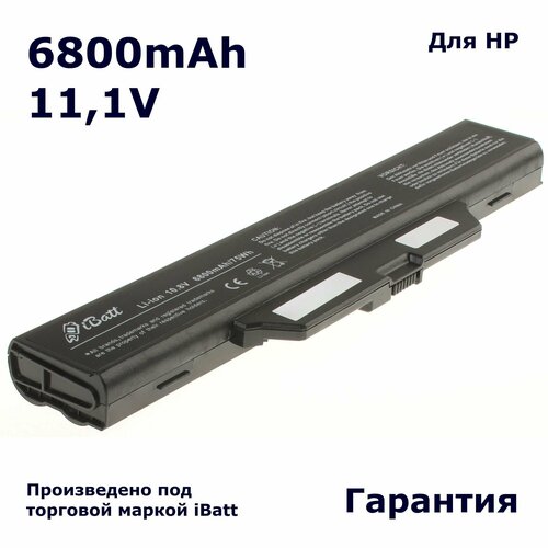 Аккумулятор iBatt 6800mAh, для HP- 550 610 6720s 615 6820s 6730s 6735s 6830s Notebook PC 6720t аккумулятор для hp hstnn ib51 hstnn lb51 hp 615 610 6720s compaq 6720s 6820s 6735s compaq 6820s 6730s 6830s 6730s 6735s